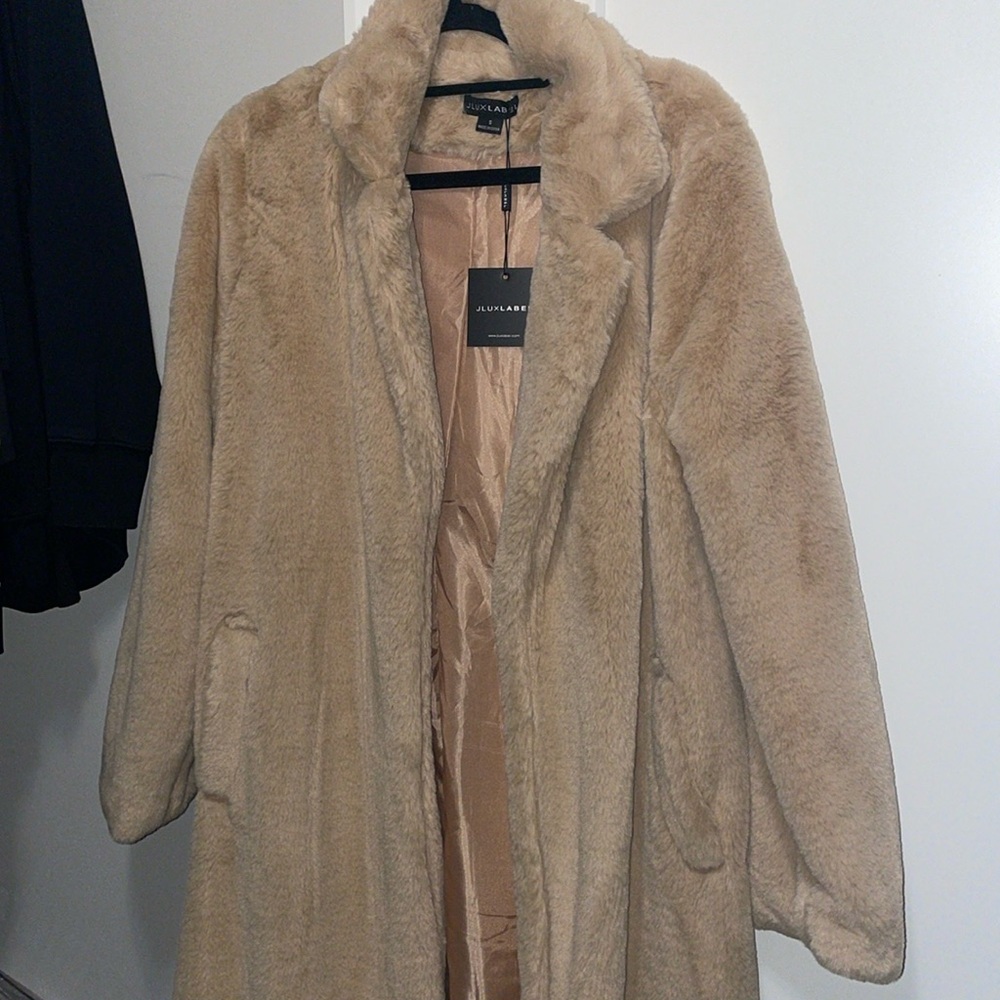 Brand new Faux fur Jlux jacket